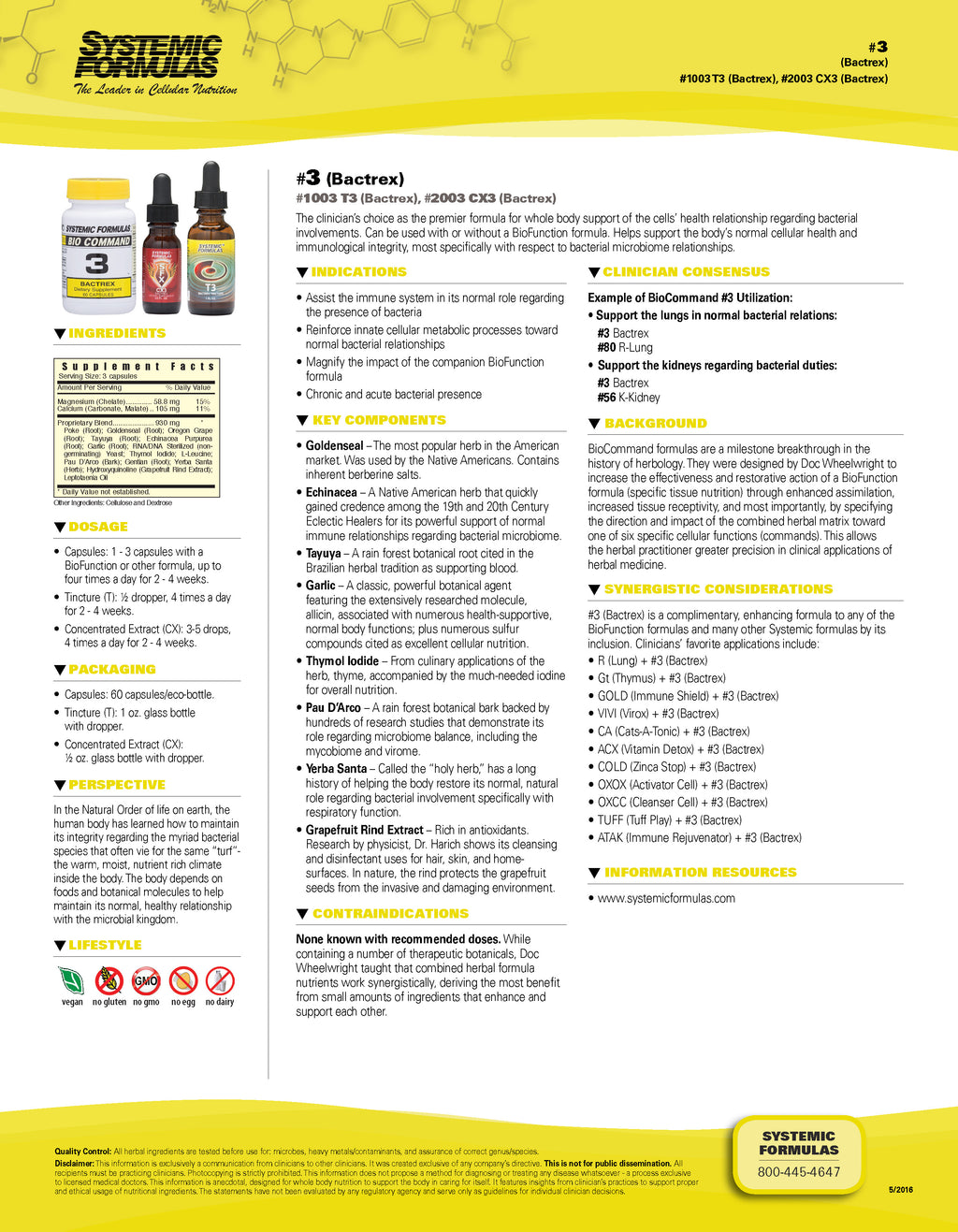 3 – Bactrex