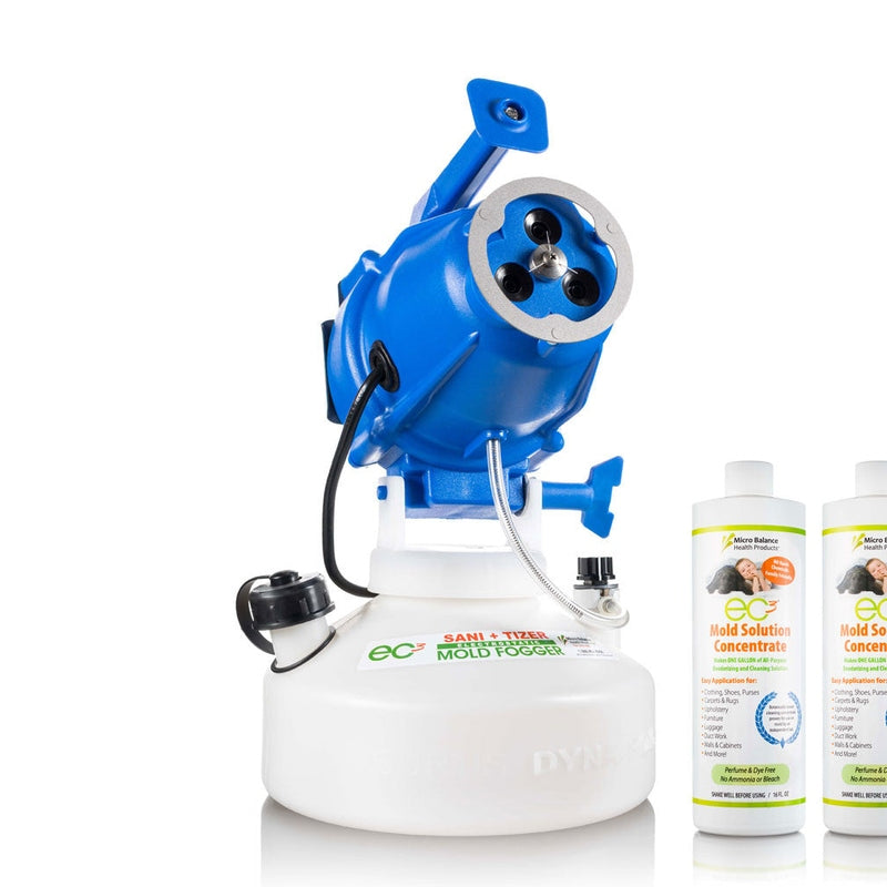 EC3 Electrostatic Sanitizer Fogger and Mold Solution Concentrate Bundle