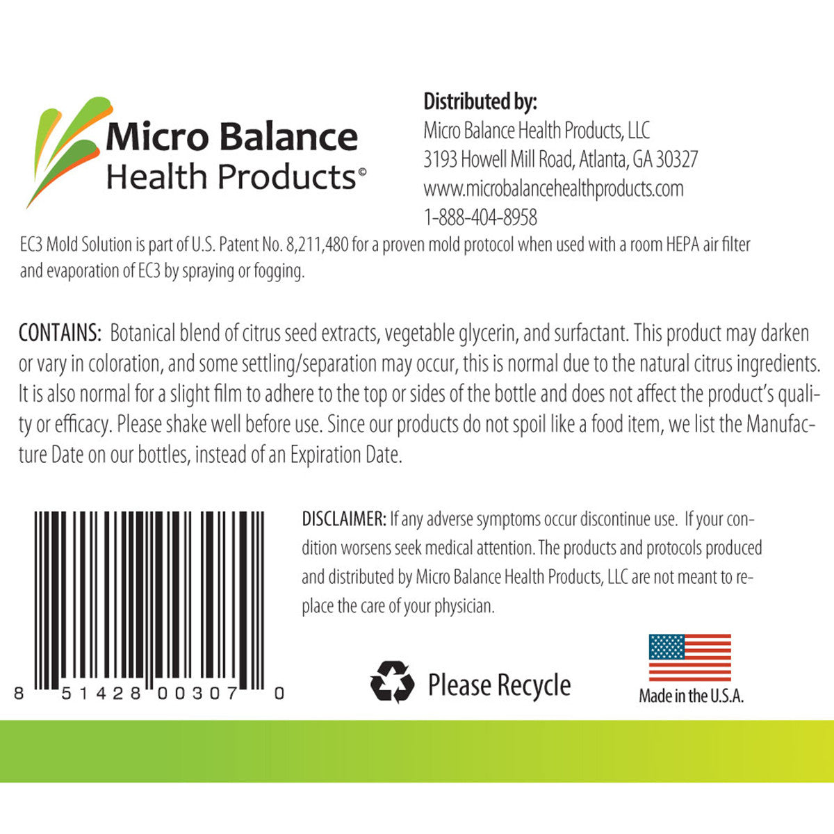 EC3 Mold Solution Concentrate