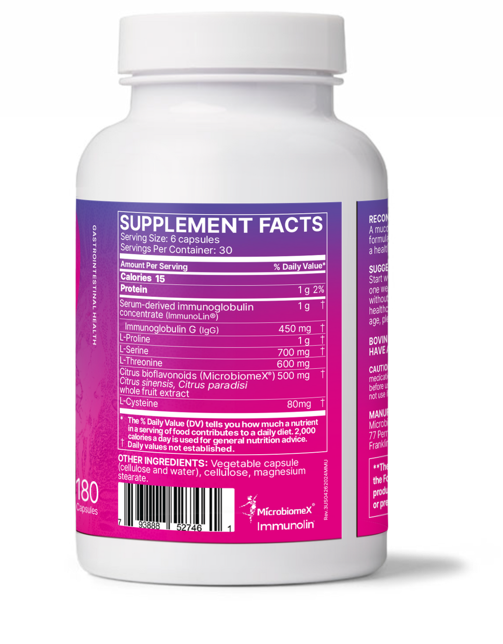MegaMucosa 180 Capsules