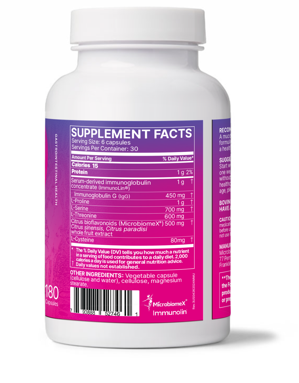 MegaMucosa 180 Capsules